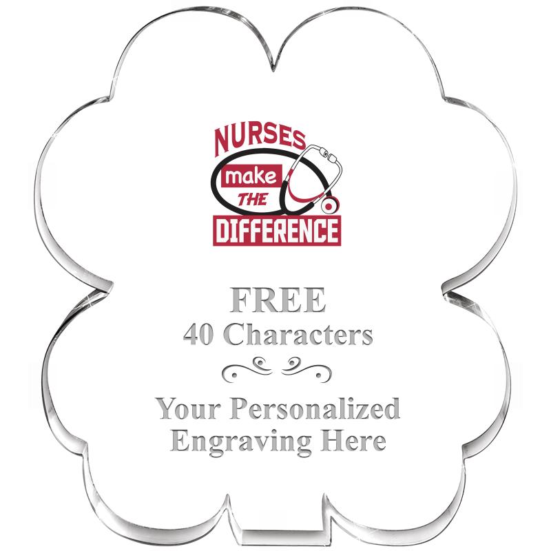 6" 4 LEAF CLOVER ACRYLIC