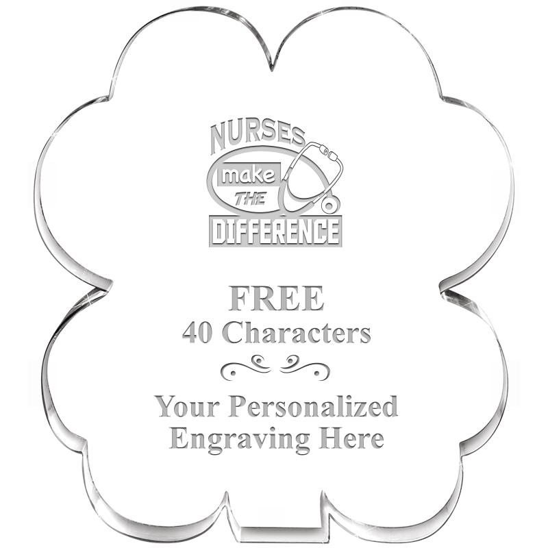 6" 4 LEAF CLOVER ACRYLIC