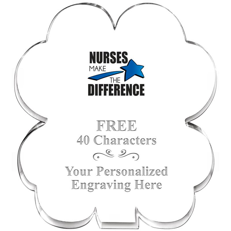 6" 4 LEAF CLOVER ACRYLIC