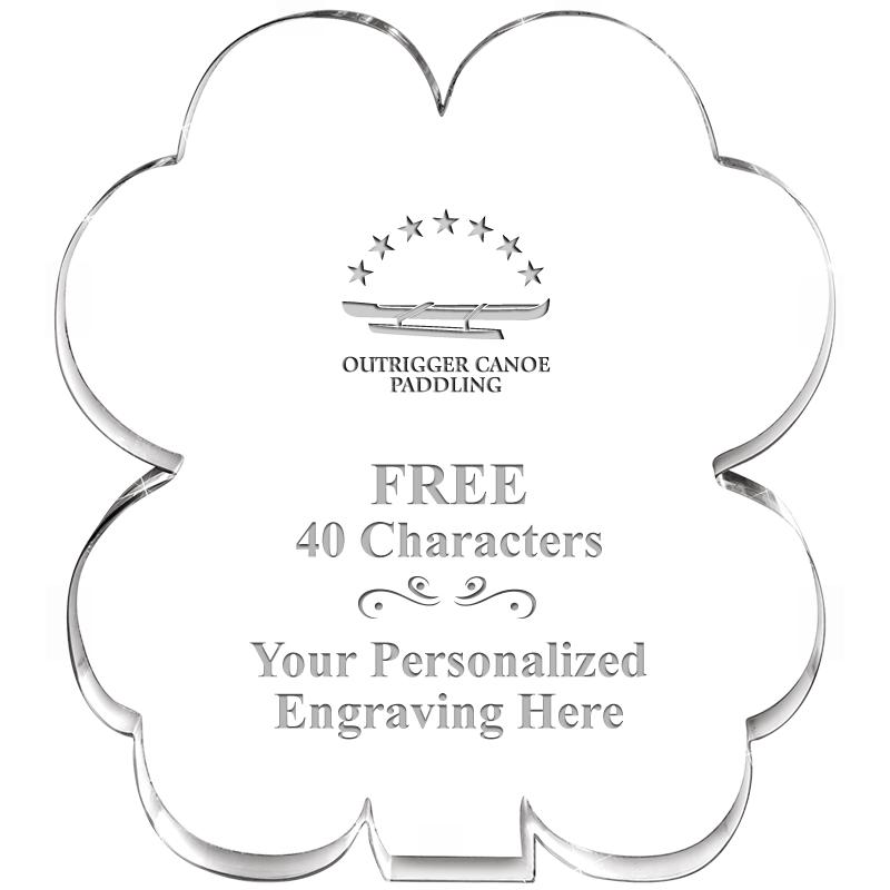 6" 4 LEAF CLOVER ACRYLIC