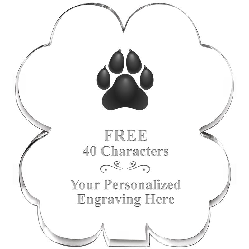 6" 4 LEAF CLOVER ACRYLIC