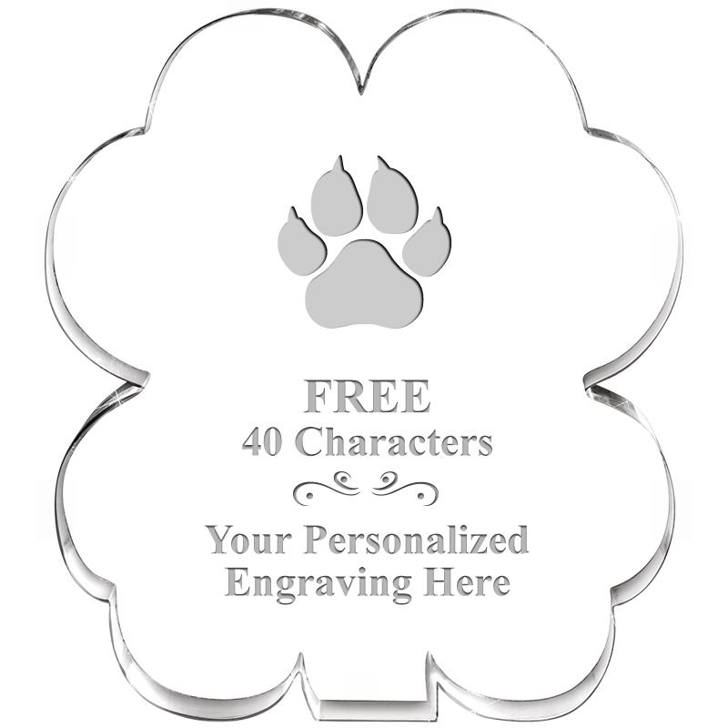 6" 4 LEAF CLOVER ACRYLIC