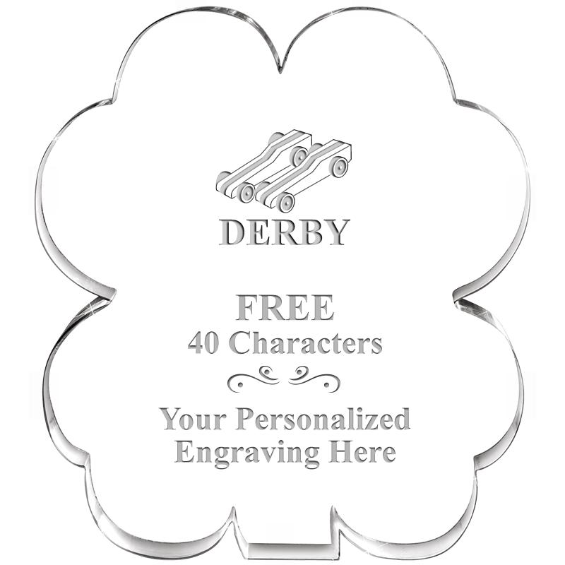 6" 4 LEAF CLOVER ACRYLIC