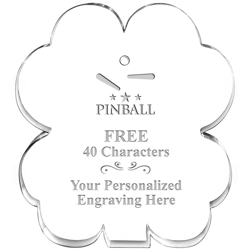 6" 4 LEAF CLOVER ACRYLIC