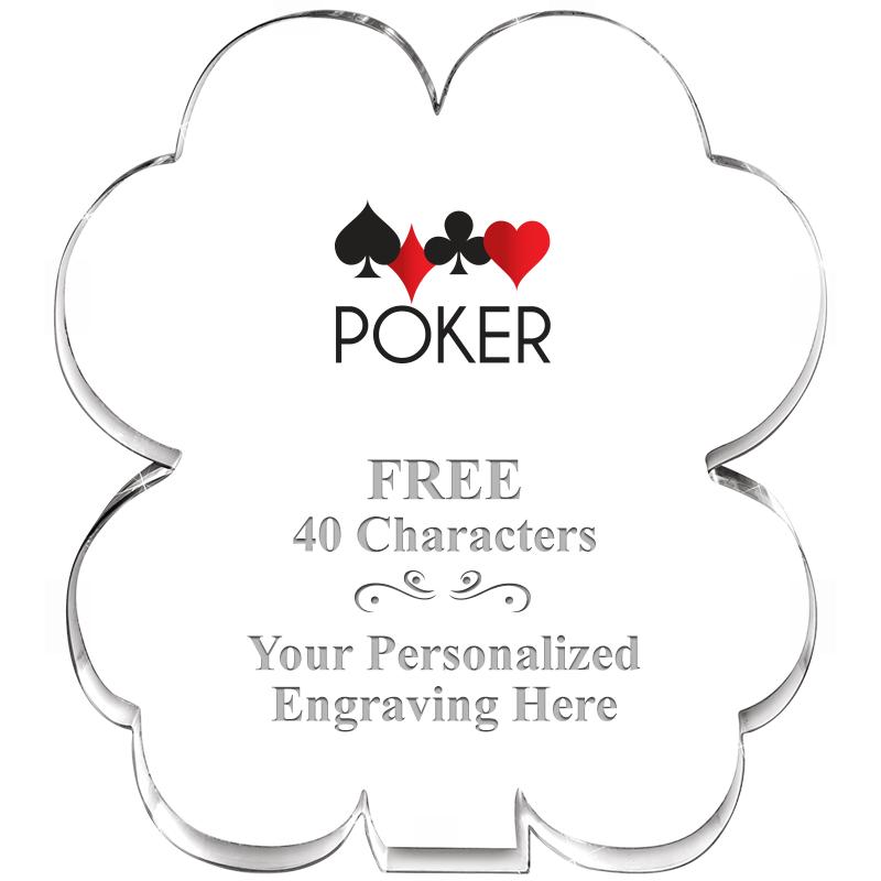 6" 4 LEAF CLOVER ACRYLIC