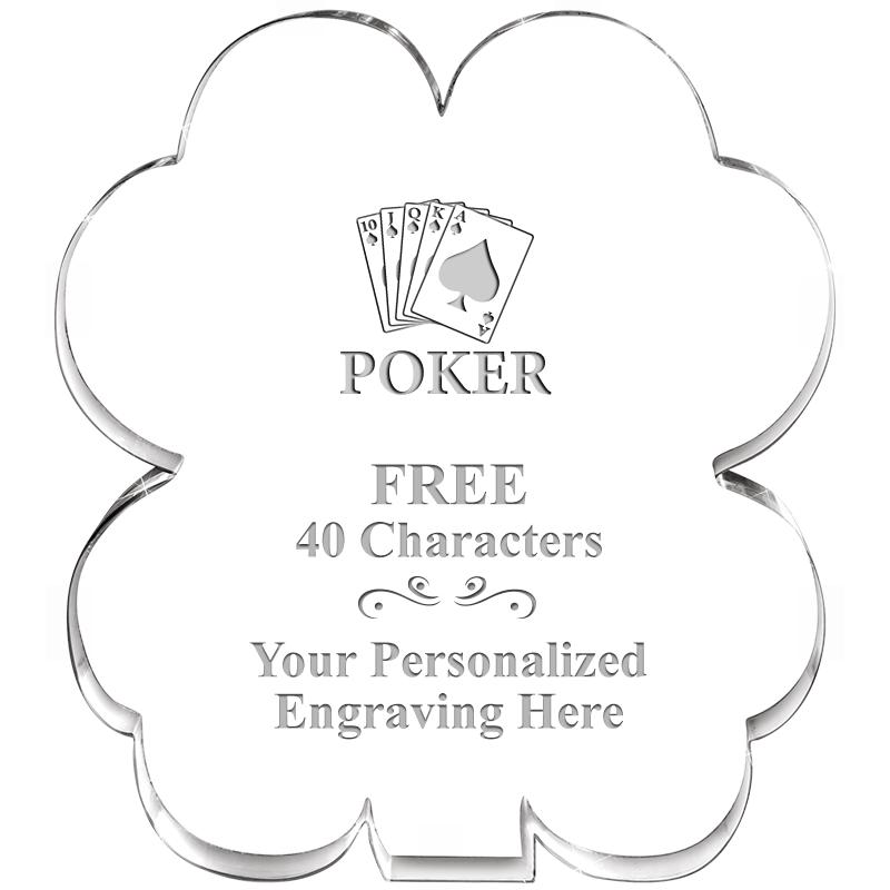 6" 4 LEAF CLOVER ACRYLIC