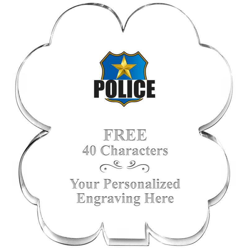 6" 4 LEAF CLOVER ACRYLIC