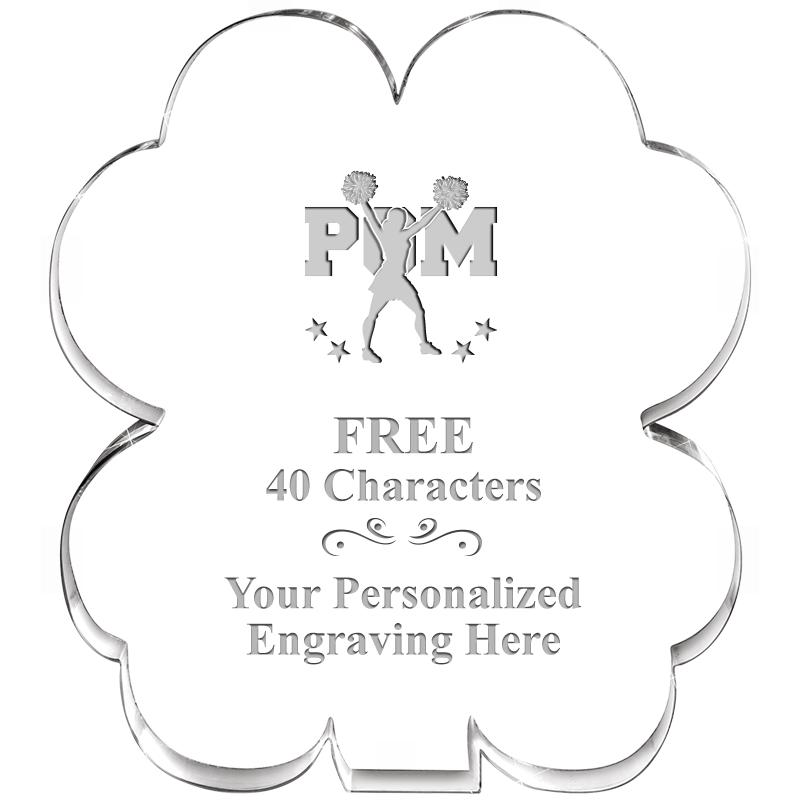 6" 4 LEAF CLOVER ACRYLIC