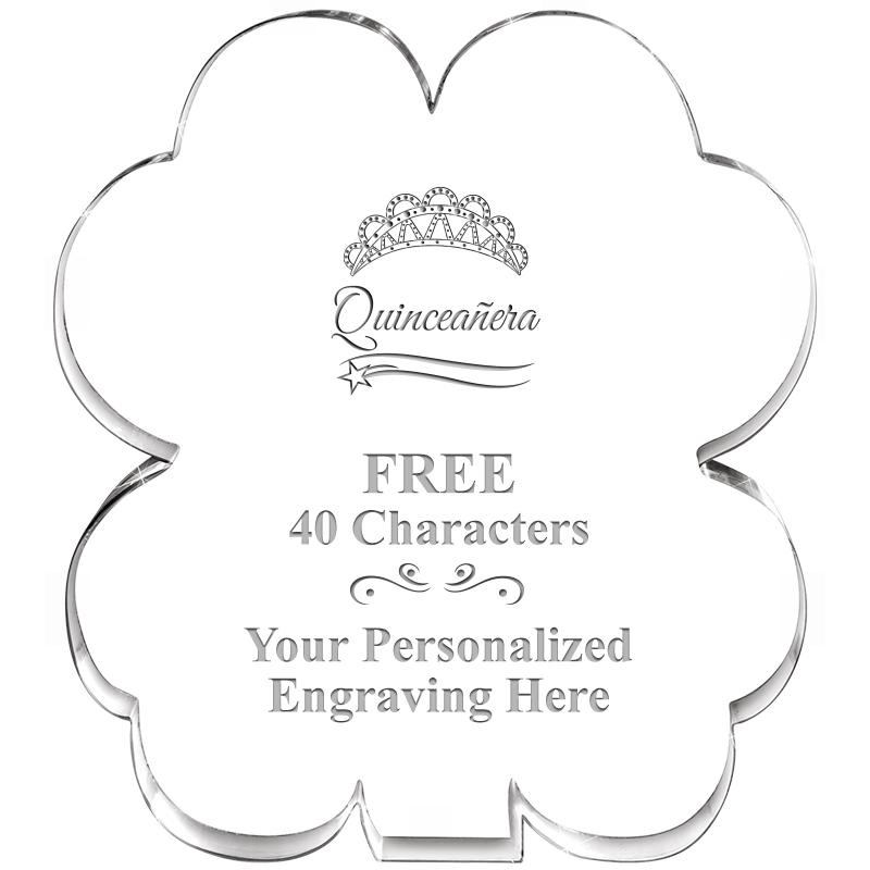 6" 4 LEAF CLOVER ACRYLIC