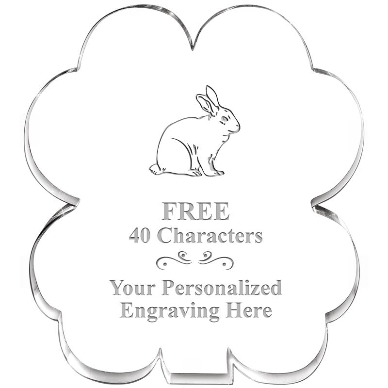 6" 4 LEAF CLOVER ACRYLIC