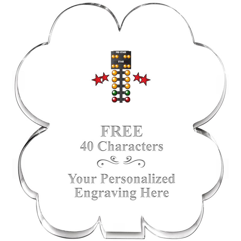 6" 4 LEAF CLOVER ACRYLIC