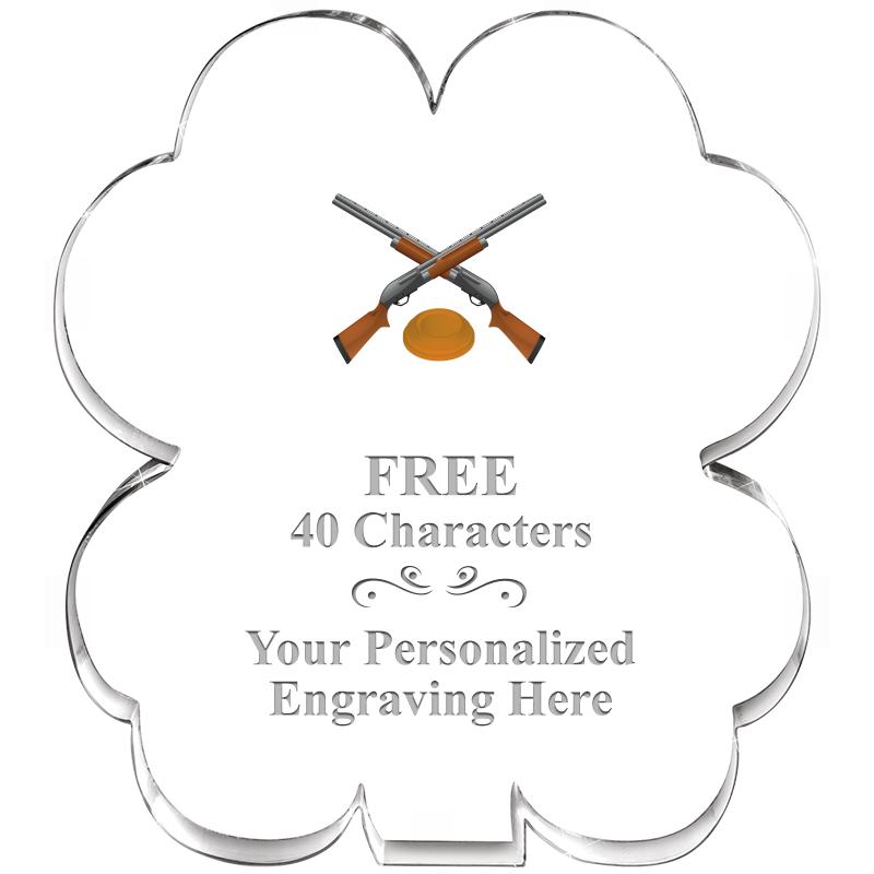 6" 4 LEAF CLOVER ACRYLIC