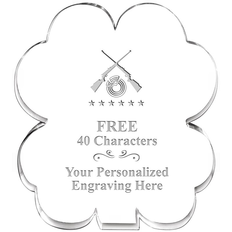 6" 4 LEAF CLOVER ACRYLIC