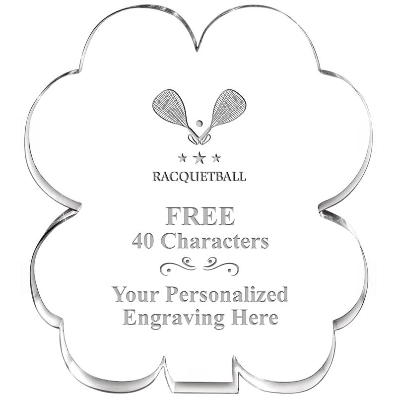 6" 4 LEAF CLOVER ACRYLIC