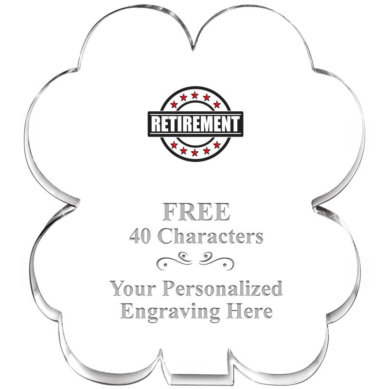 6" 4 LEAF CLOVER ACRYLIC