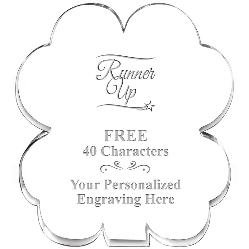 6" 4 LEAF CLOVER ACRYLIC