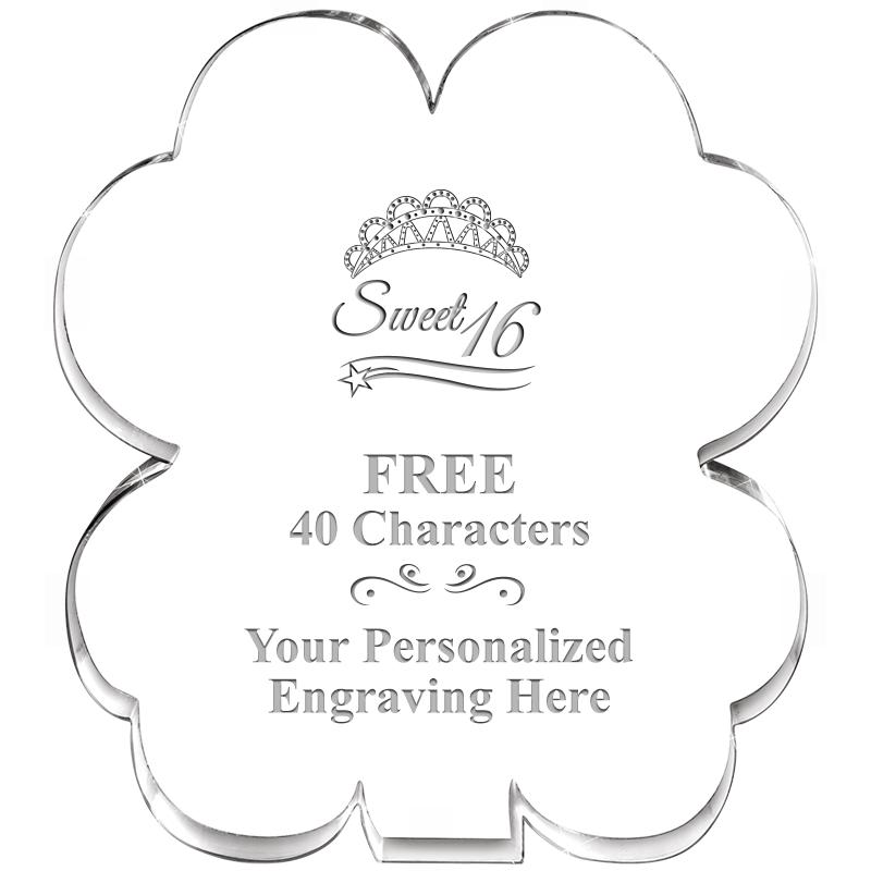 6" 4 LEAF CLOVER ACRYLIC