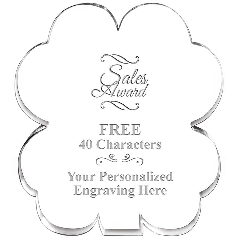 6" 4 LEAF CLOVER ACRYLIC