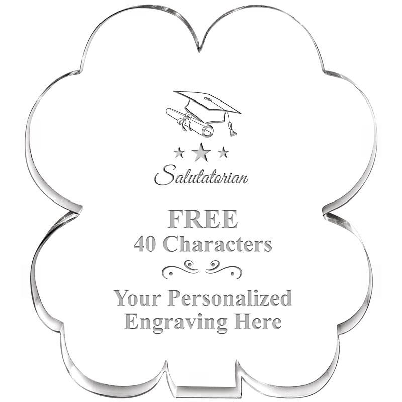 6" 4 LEAF CLOVER ACRYLIC