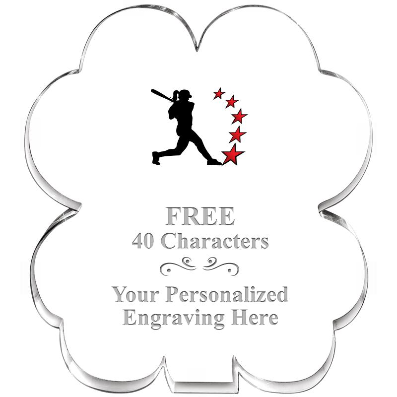 6" 4 LEAF CLOVER ACRYLIC