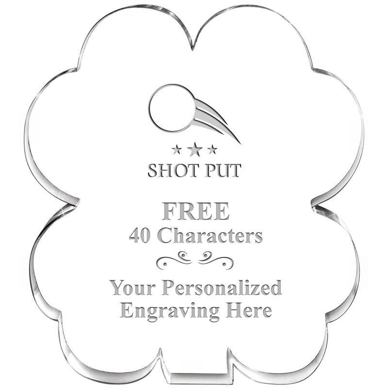 6" 4 LEAF CLOVER ACRYLIC