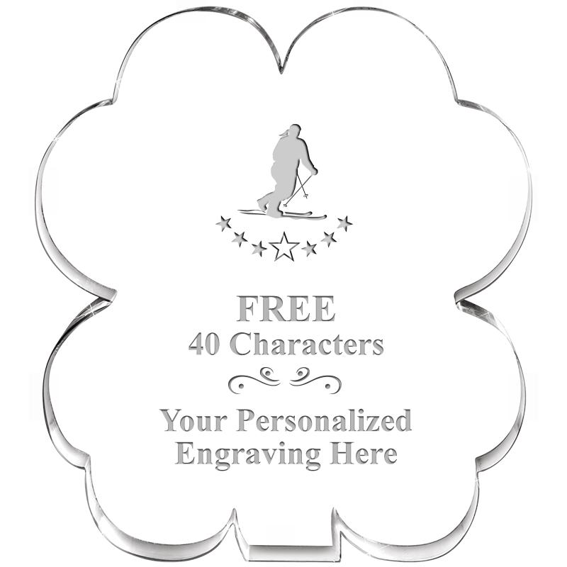 6" 4 LEAF CLOVER ACRYLIC