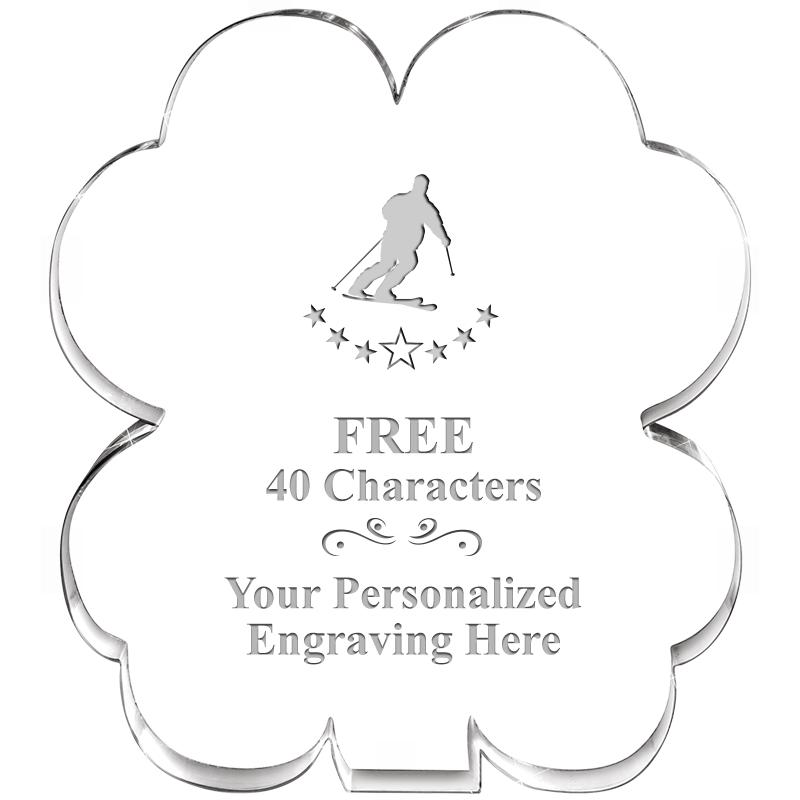 6" 4 LEAF CLOVER ACRYLIC