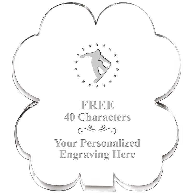 6" 4 LEAF CLOVER ACRYLIC