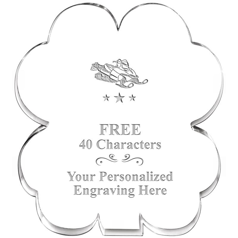 6" 4 LEAF CLOVER ACRYLIC