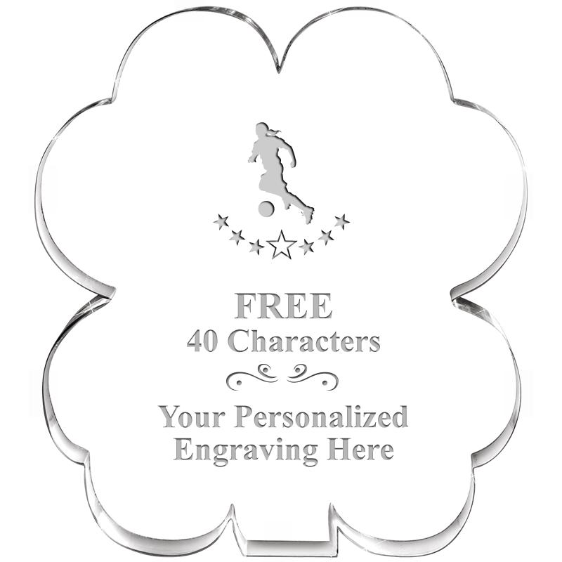 6" 4 LEAF CLOVER ACRYLIC