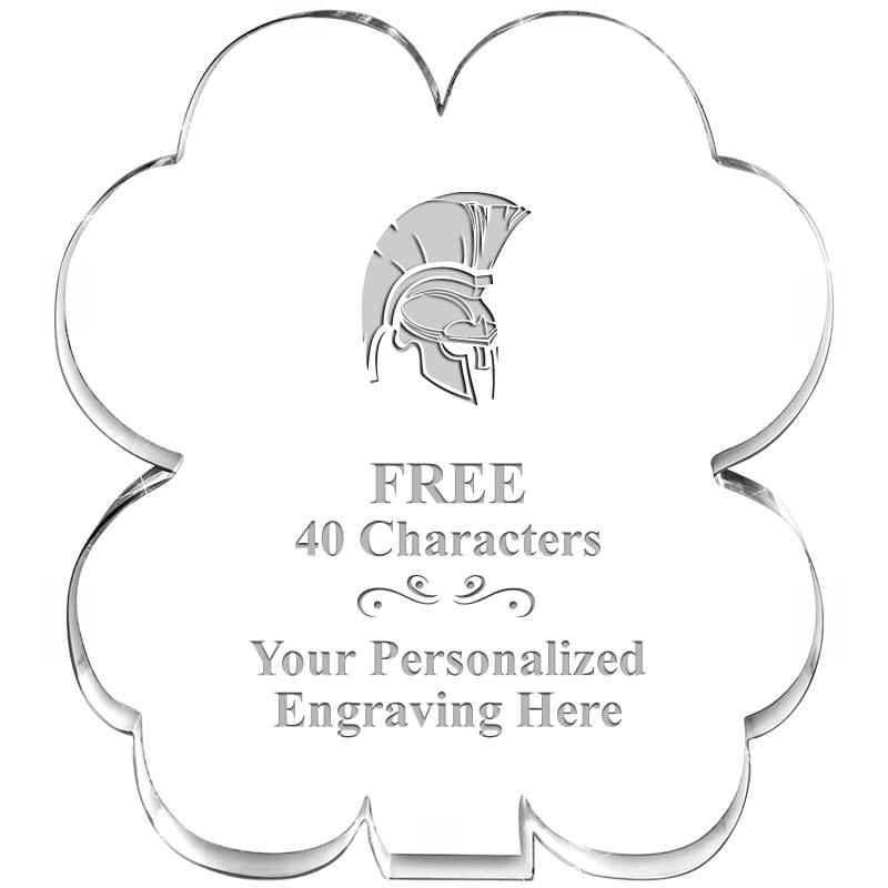 6" 4 LEAF CLOVER ACRYLIC