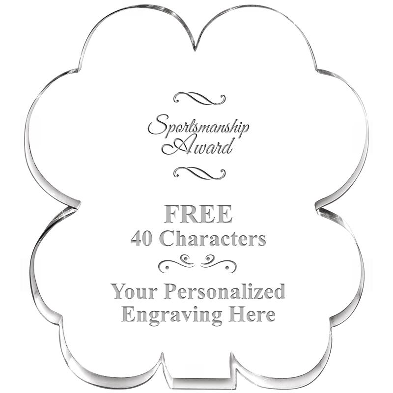 6" 4 LEAF CLOVER ACRYLIC