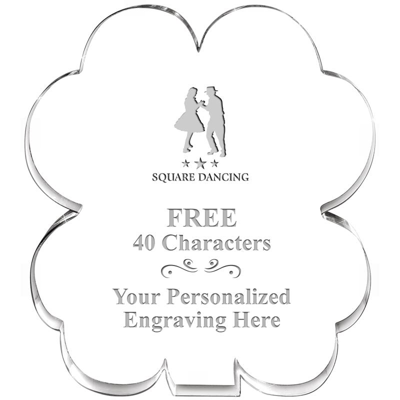 6" 4 LEAF CLOVER ACRYLIC