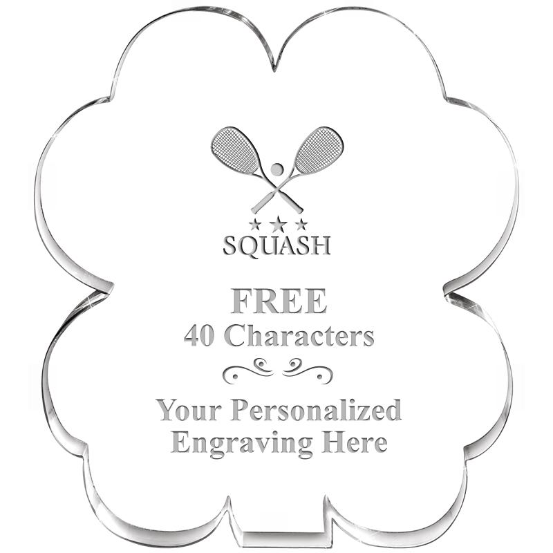 6" 4 LEAF CLOVER ACRYLIC