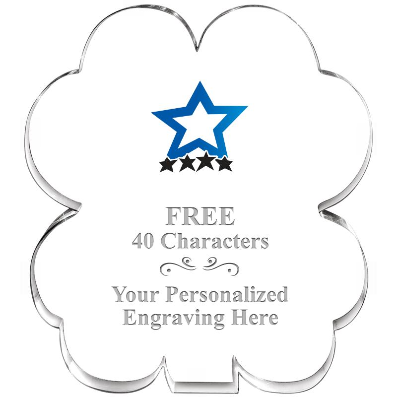 6" 4 LEAF CLOVER ACRYLIC