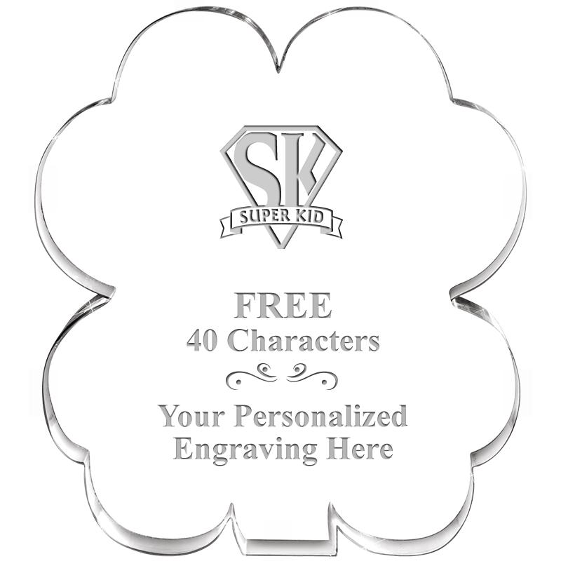 6" 4 LEAF CLOVER ACRYLIC