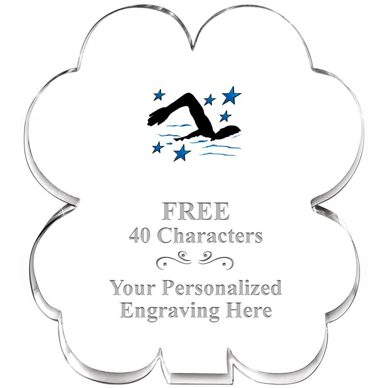 6" 4 LEAF CLOVER ACRYLIC