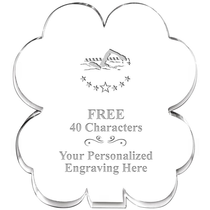 6" 4 LEAF CLOVER ACRYLIC