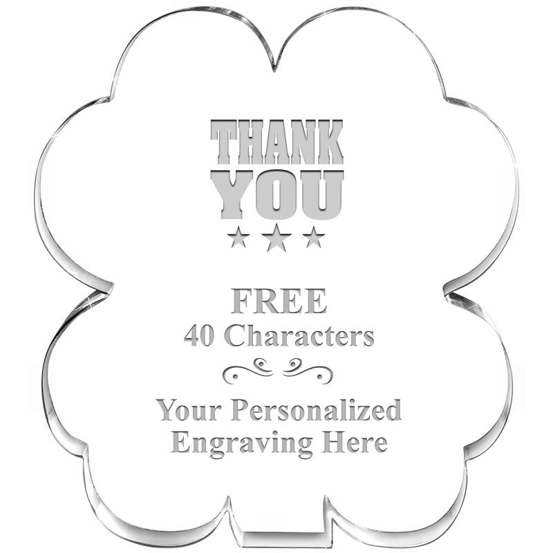 6" 4 LEAF CLOVER ACRYLIC