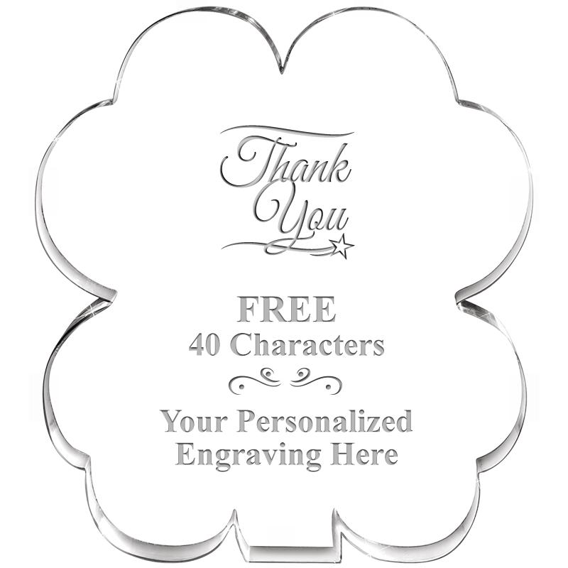 6" 4 LEAF CLOVER ACRYLIC