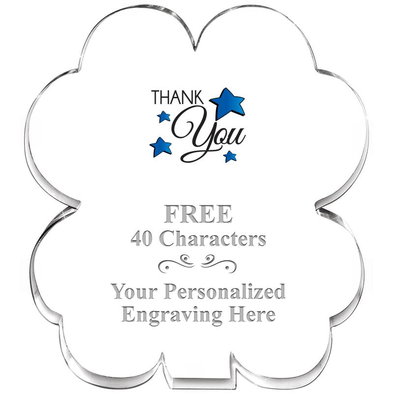 6" 4 LEAF CLOVER ACRYLIC