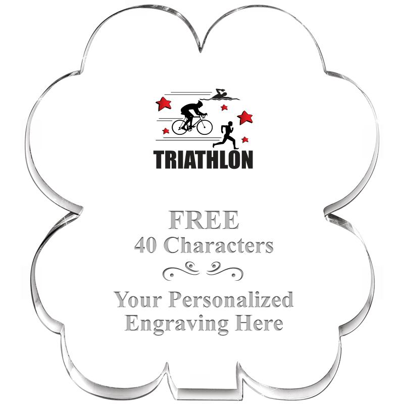 6" 4 LEAF CLOVER ACRYLIC