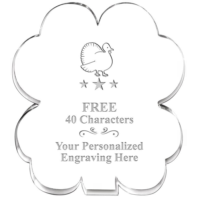 6" 4 LEAF CLOVER ACRYLIC