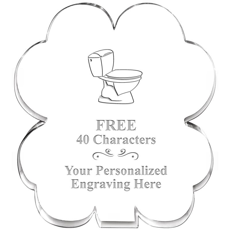 6" 4 LEAF CLOVER ACRYLIC