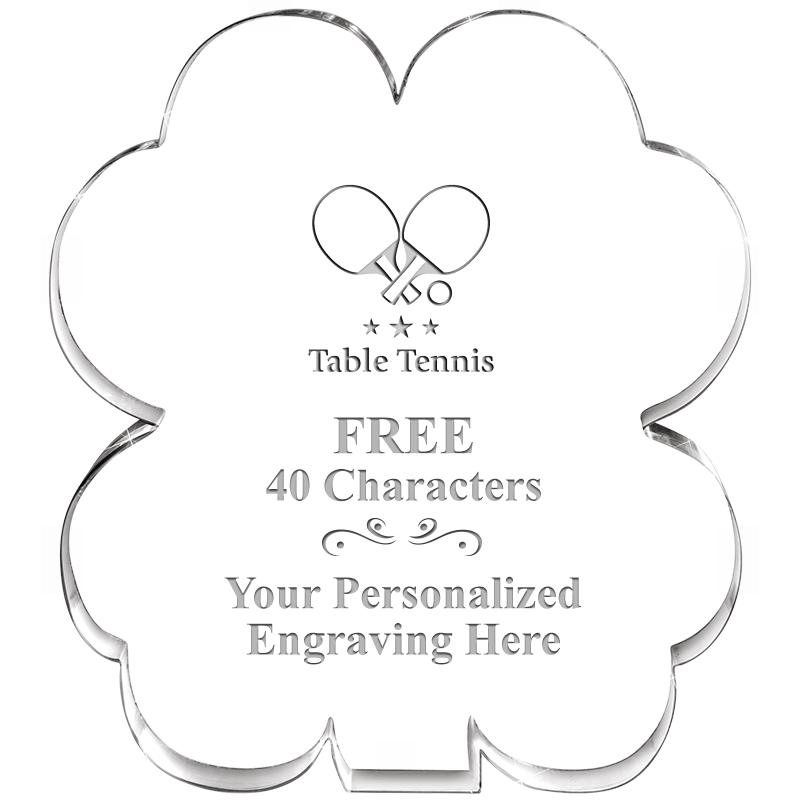 6" 4 LEAF CLOVER ACRYLIC