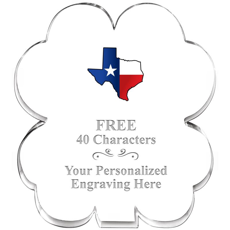 6" 4 LEAF CLOVER ACRYLIC