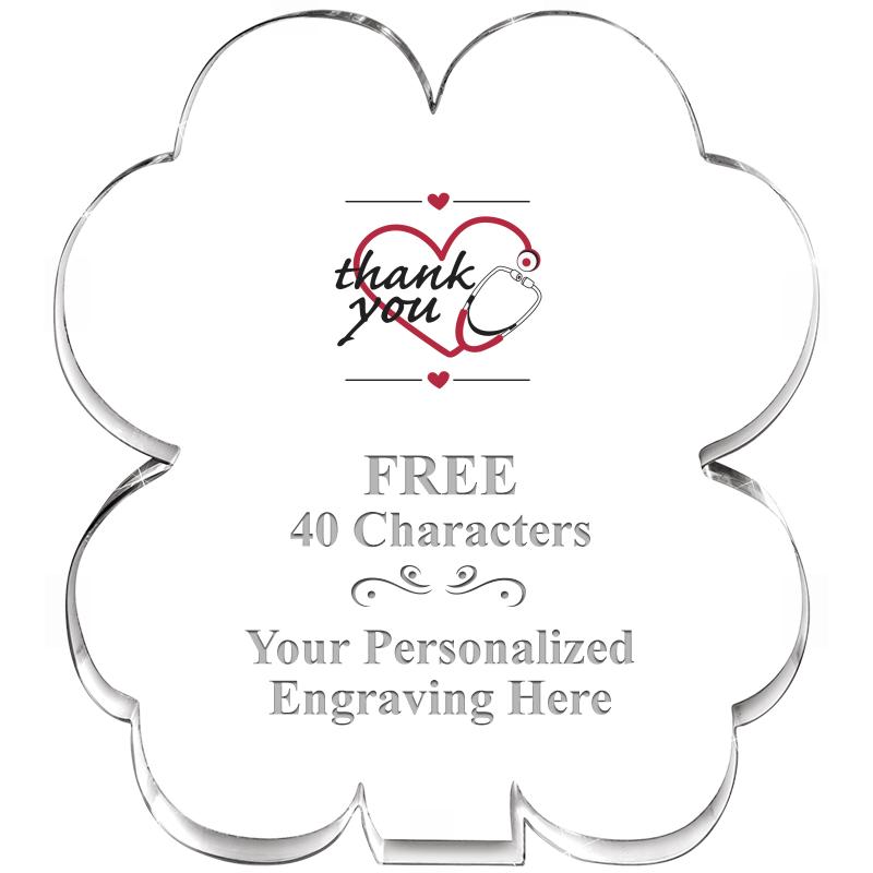 6" 4 LEAF CLOVER ACRYLIC