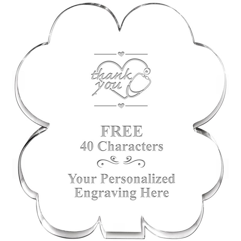 6" 4 LEAF CLOVER ACRYLIC