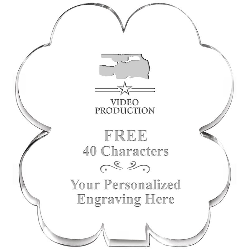 6" 4 LEAF CLOVER ACRYLIC