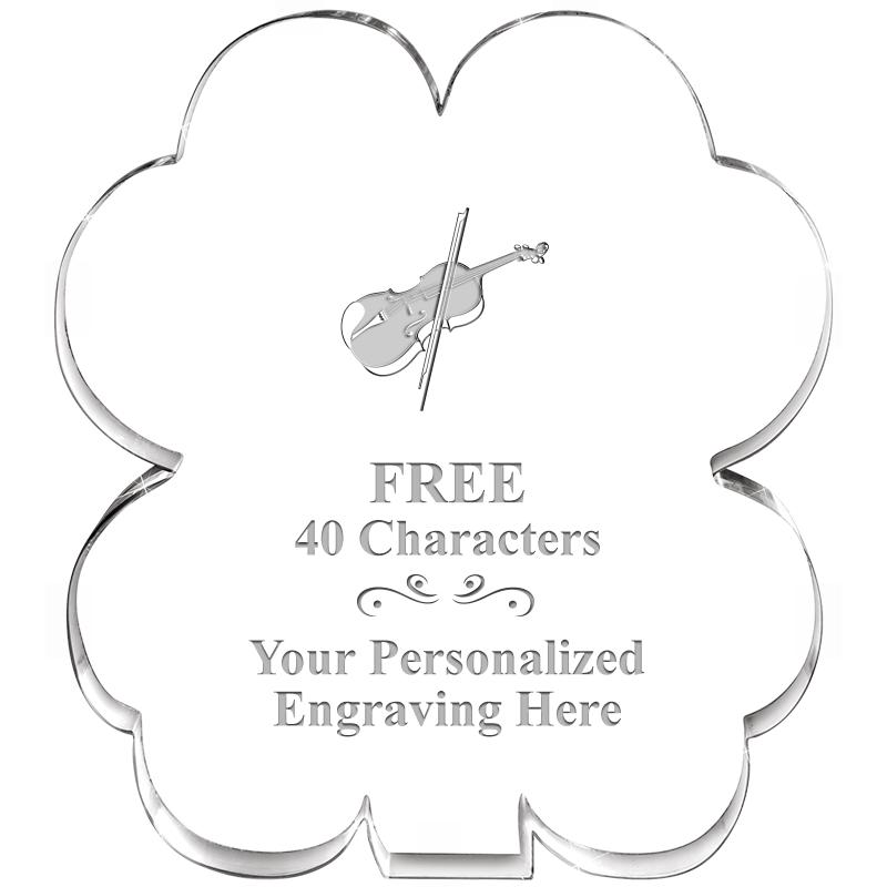 6" 4 LEAF CLOVER ACRYLIC